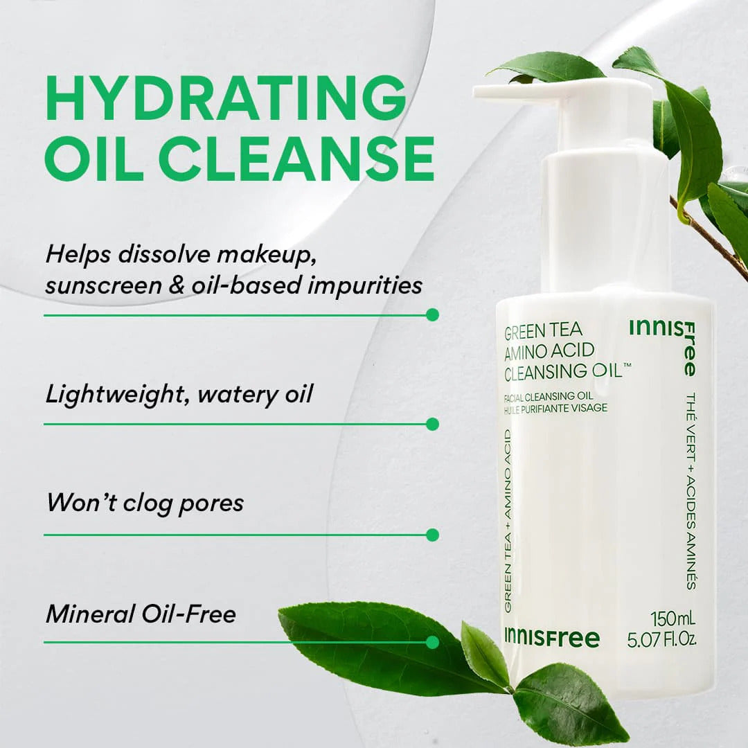 Green Tea Mini Double Cleanse + Hydrate Trio