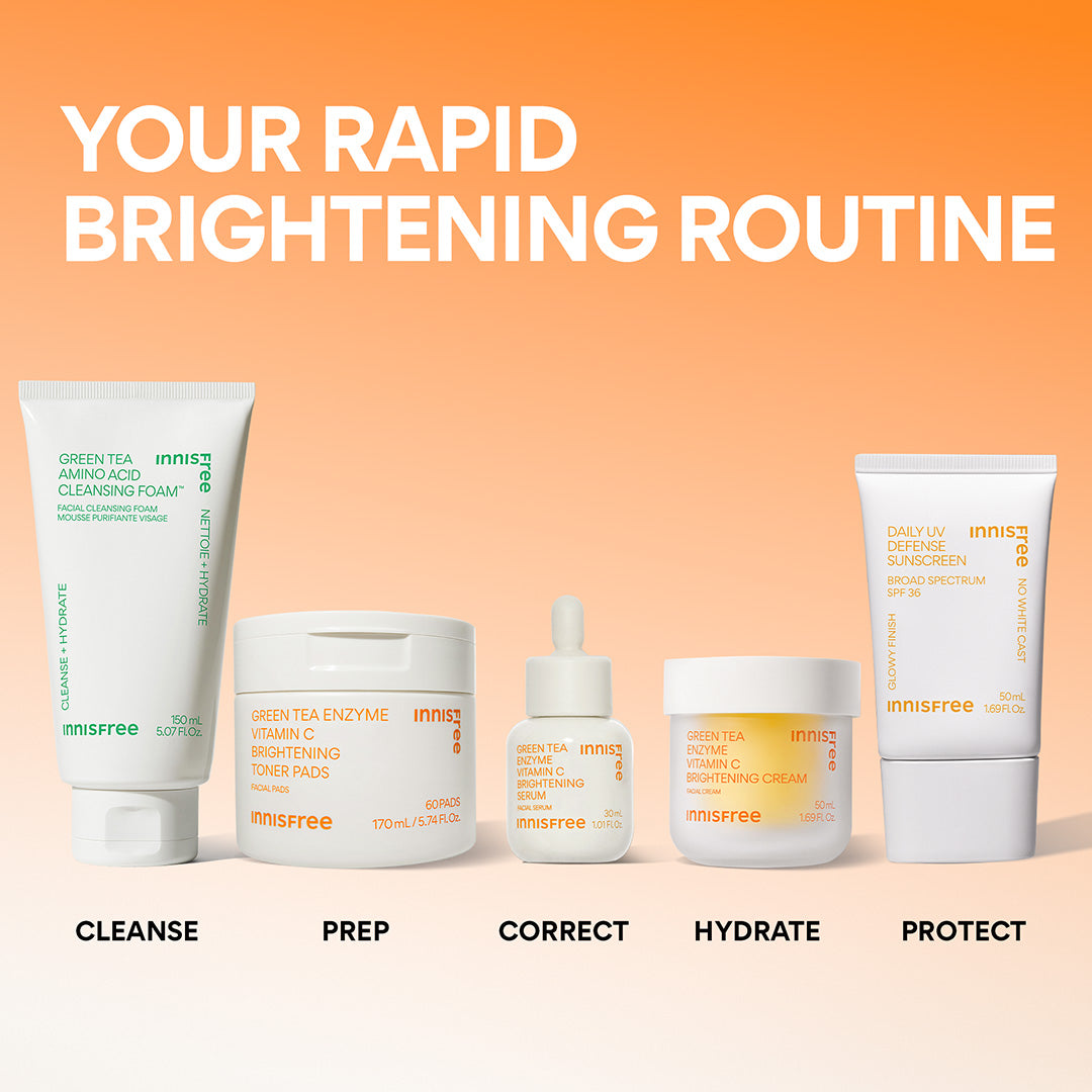 Green Tea Enzyme Vitamin C Brightening Serum – Best for Glowing Skin