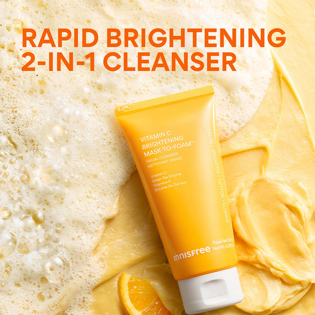 Vitamin C Brightening Mask-To-Foam™ Facial Cleanser
